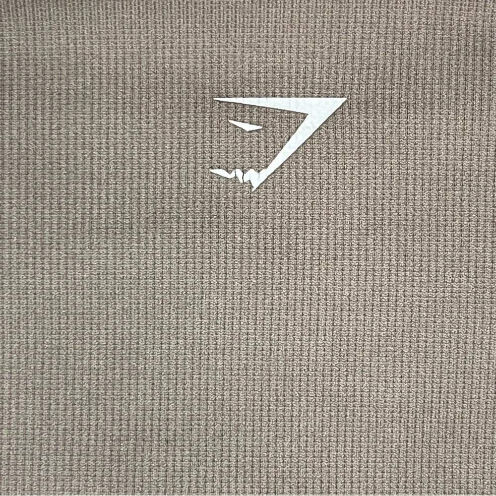 Gymshark Energy Seamless Cropped Leggings Beige Nude Tan Small Workout Gym‎ Run